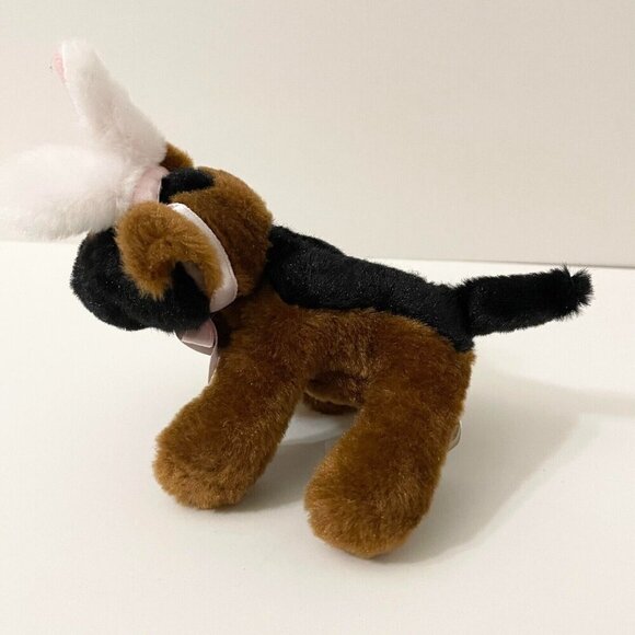 Ganz Soft Spots 4 Inch Easter Puppy Dog Schnitzel Bunny Ears Animal Plush - Picture 4 of 13